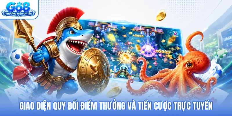 Giao diện quy đổi điểm thưởng và tiền cược trực tuyến Giao diện quy đổi điểm thưởng và tiền cược trực tuyến